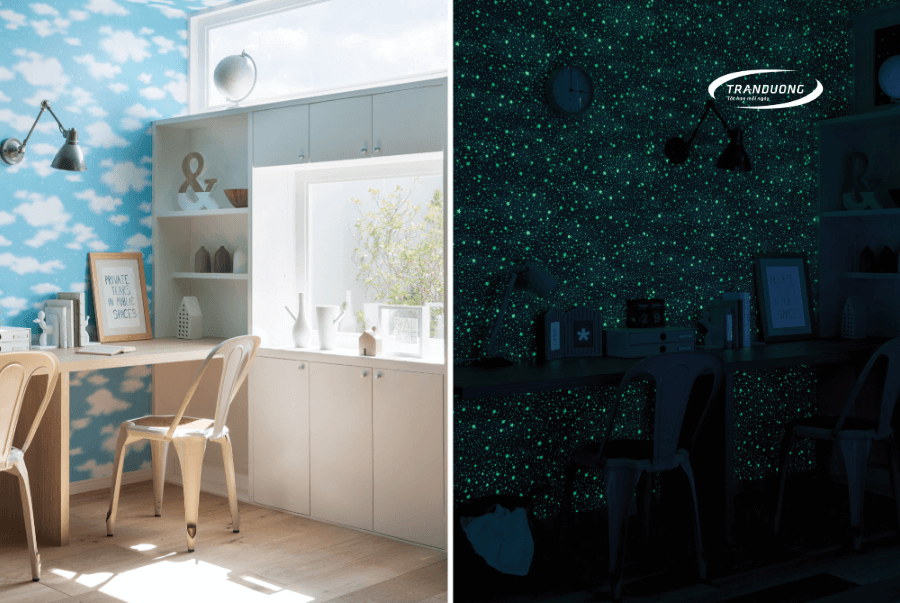 Giấy dán tường cho phòng trẻ em - Lựa chọn an toàn và sáng tạo